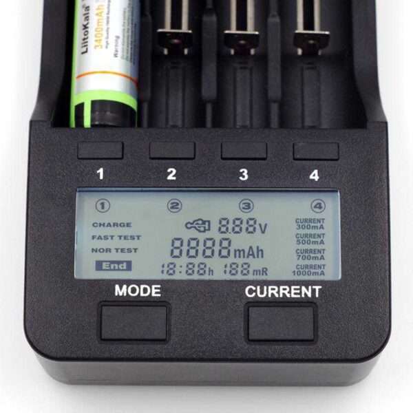 Liitokala Lii-500 LCD 3.7V 18650 18350 18500 16340 17500 25500 10440 14500 26650 1.2V AA AAA NiMH lithium battery Charger in Pakistan - Image 3
