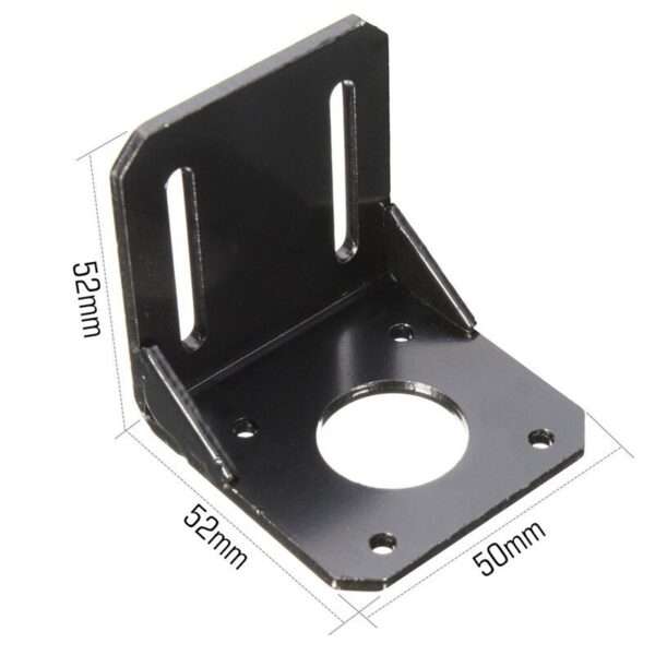 42mm L Shape Alloy Steel Mounting Bracket For NEMA17 Stepper Motor 5X5X5cm(L*W*H) in Pakistan - Image 2