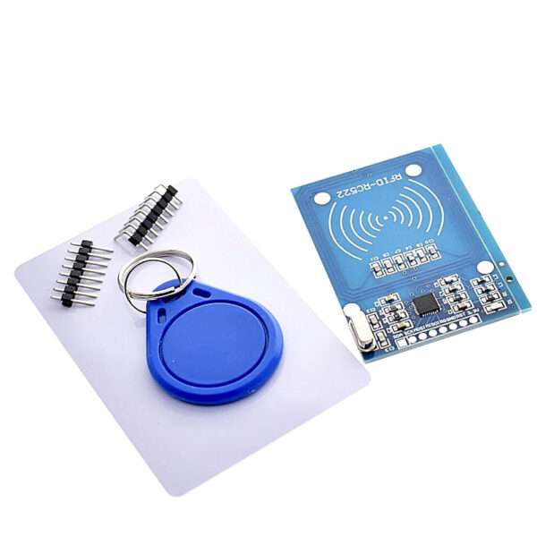 RFID Kit MFRC-522 RC522 RF IC Card Inductive Module with free S50 Fudan Card Key Chain in Pakistan