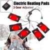 USB Charged Clothes Heating Pad 5V Electric Heating Sheet With 5 Gear Adjustable Temperature Heating Warmer Pad For Vest Jacket in Pakistan - Image 2