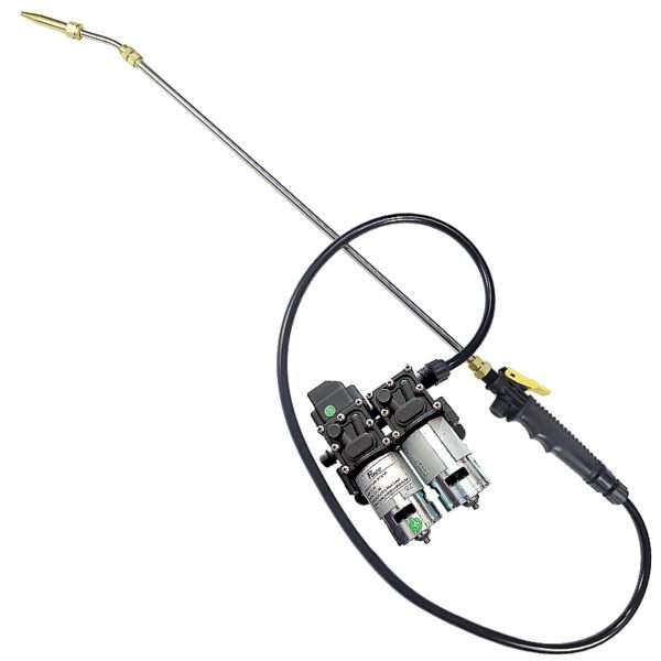Brass High Pressure Washer Nozzle with Bend Adjustable Rod Spray Gun Pipe Double FLO Pump Kit in Pakistan