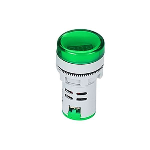 Round Digital AC 220V Voltmeter 50-600V 22mm LED Current Indicator Voltage Meter Mini Volt Tester Panel in Pakistan - Image 2