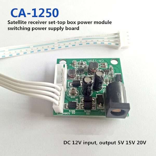 Universal CA-1250 Switching 12VDC LED LCD TV Dish HD Satellite Receiver Power Supply Module Board in Pakistan