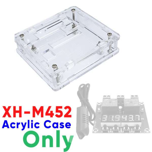 Casing for XH-M452 Temperature & Humidity Controller Transparent Acrylic Case for M542 in Pakistan