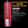 Instant Electric Water Heater Tankless Indoor Geyser AC 220V 3000W for Kitchen and Bathroom in Pakistan