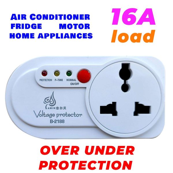 Fridge Refrigerator Freezer Water Dispenser 16A 220V Amin Over And Under Voltage Protective Device Protector Protection Relay Breaker in Pakistan - Image 2