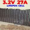 Original Lithium Iron Phosphate LiFePO4 Battery 3.2V 27Ah Cell Deep Cycles for Electric Bike EBike Electric Cycle 7 Year Life in Pakistan