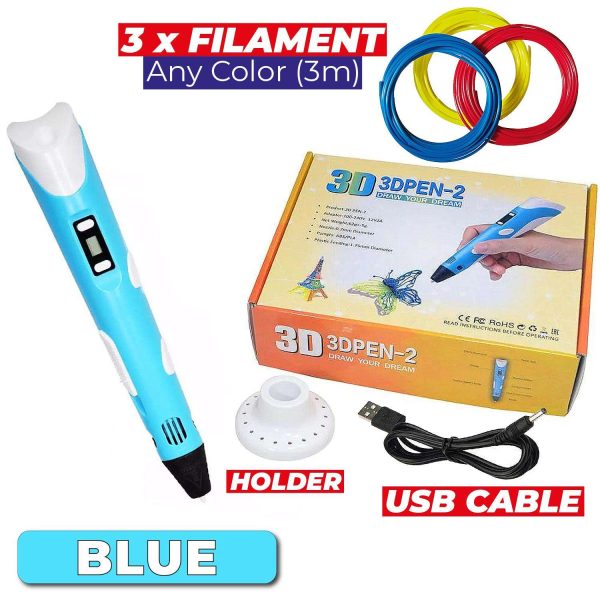 3d pen blue kit