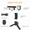 AY-49 Video Making Kit Wireless Remote Control Vlogging Tripod Microphone, Led Light, Mobile Holder All-In-One in Pakistan - Image 2