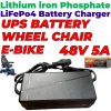 Original Lithium iron Phosphate LiFePO4 Battery Charger 48V 5A Fast Smart Charger 110V / 220V for E-Bike UPS Wheel Chair Battery Pack in Pakistan