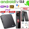 X88 MINI 13 ATV Smart TV Box RK3528 Android 13.0 2.4G /5G Dual Wifi6 HD 8K 4GB 64GB with Free MX3 Remote in Pakistan