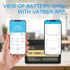 Bluetooth 12V 100A LiFePO4 Lithium Iron Phosphate Battery Deep Cycles for UPS Solar System Car 8 Year Life 1 Year Warranty in Pakistan