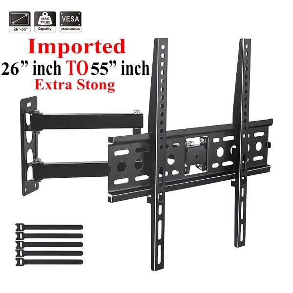 Premium Quality 26 inch To 55 inch Universal LCD LED TV Fix Wall Bracket Wall Mount Stand Slim Movable Stand in Pakistan
