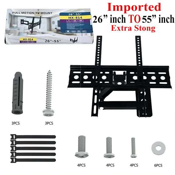 Premium Quality 26 inch To 55 inch Universal LCD LED TV Fix Wall Bracket Wall Mount Stand Slim Movable Stand in Pakistan