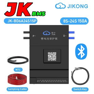 JK Smart BMS 150A 8S to 24S 0.6A Active Balance Bluetooth BMS for LifePO4 Solar Inverter UPS Battery Pack JK-BD6A24S15P in Pakistan