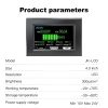 JIKONG Smart BMS Touch LCD 4.3 Inches JK BMS Display Screen Current Voltage Temperature SOC For Lithium Li-ion LiFePO4 LTO Battery in Pakistan