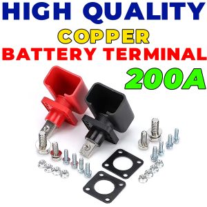 High Quality Battery Terminal 200A Pure Copper LifePO4 Lithium Battery Terminal Posts Durable Energy Storage Car Connectors in Pakistan