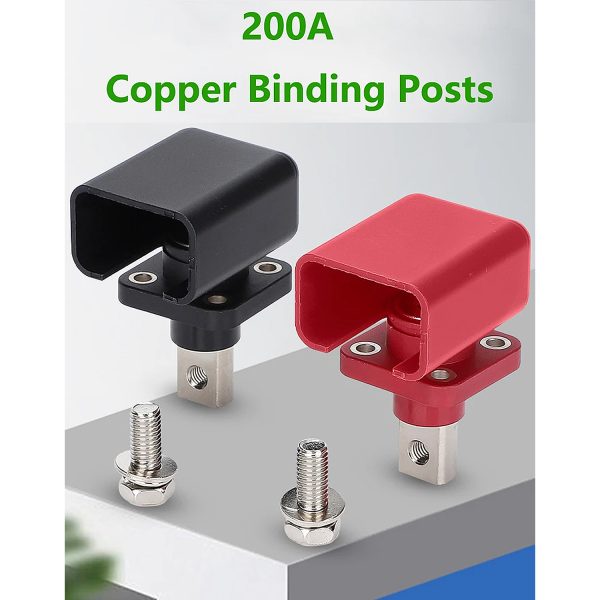 High Quality Battery Terminal 200A Pure Copper LifePO4 Lithium Battery Terminal Posts Durable Energy Storage Car Connectors in Pakistan