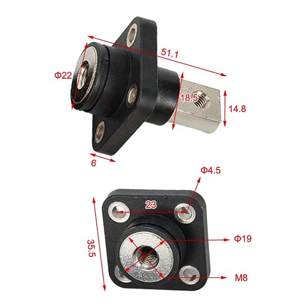 High Quality Battery Terminal 200A Pure Copper LifePO4 Lithium Battery Terminal Posts Durable Energy Storage Car Connectors in Pakistan