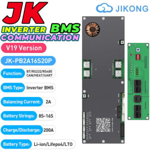 JK Smart Inverter BMS 200A 8S to 16S 2A Active Balance V19 JK-PB2A16S20P Bluetooth BMS for LifePO4 Solar Inverter UPS Battery Pack in Pakistan