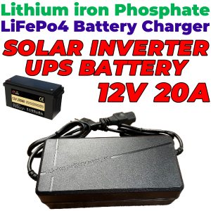 Lithium iron Phosphate LiFePO4 12V 20A 4S 14.6V Battery Charger
