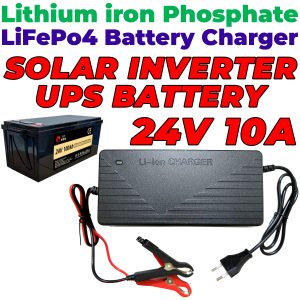 Lithium iron Phosphate LiFePO4 24V 10A 8S 29.2V Battery Charger