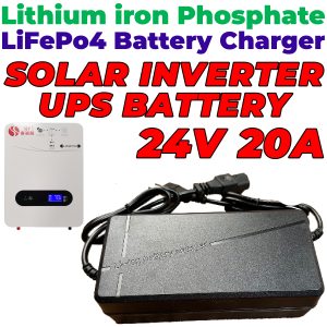 Lithium iron Phosphate LiFePO4 24V 20A 8S 29.2V Battery Charger