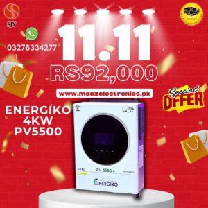 ENERGIKO 4KW Voltronic Solar Inverter Avengers Series PV 5500 in Pakistan 11.11 Sale