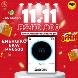ENERGIKO 6KW Voltronic Solar Inverter Avengers Series PV 6500 in Pakistan 11.11 Sale