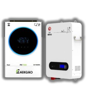ENERGIKO 6KW Voltronic Solar Inverter With SJY 48V 100AH Lithium LifePO4 Battery in Pakistan