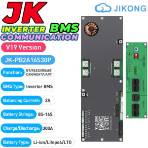 JK Smart Inverter BMS 300A 8S to 16S 2A Active Balance V19 JIKONG JK-PB2A16S30P Bluetooth BMS for LifePO4 Solar Inverter UPS Battery Pack in Pakistan
