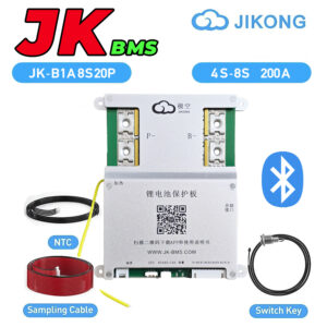 JK Smart BMS 200A 4S to 8S 1A Active Balance Bluetooth BMS for LifePO4 Solar Inverter UPS Battery Pack JIKONG JK-B1A8S20P in Pakistan