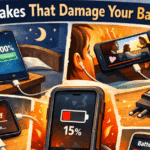 smartphone battery draining fast low battery warning