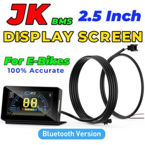 JIKONG Smart BMS Bluetooth Display Screen 2.5 inch With 70cm Cable Voltage Current SOC Temperature Indicator in Pakistan