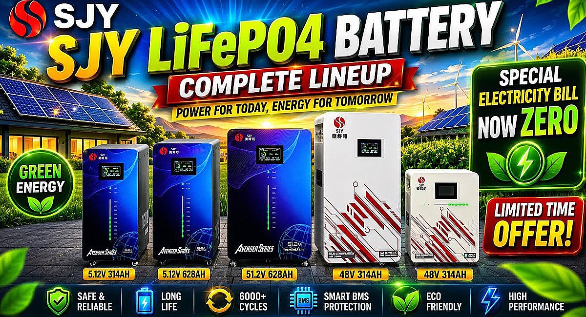 LiFePO4 battery used for inverter backup during load shedding